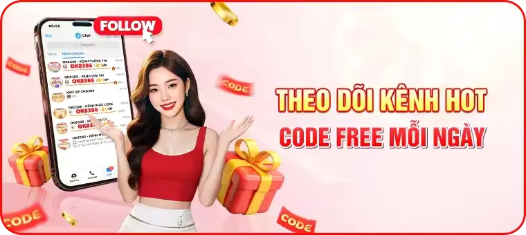 Ok83866 Theo dõi kênh hot code free mỗi ngày